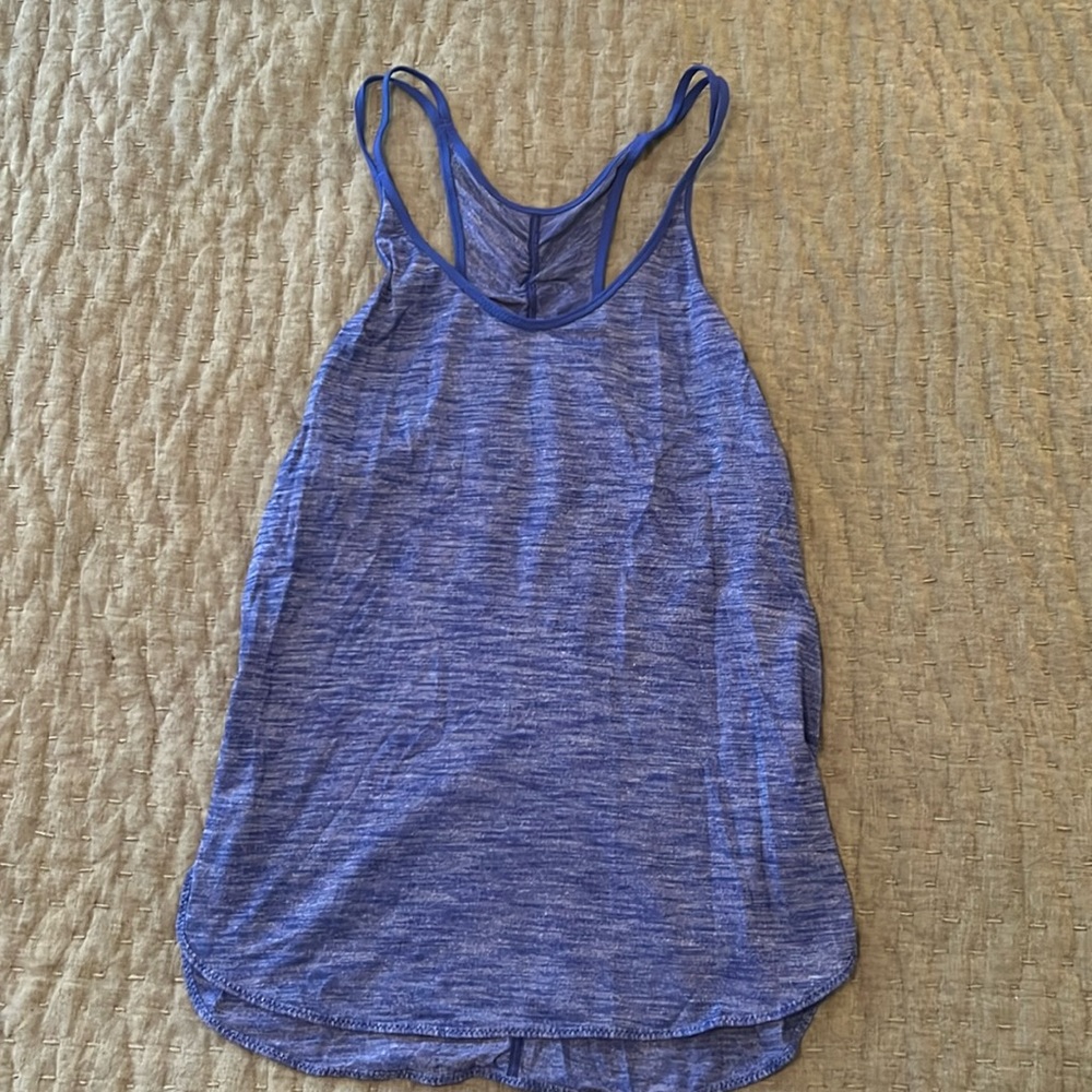 Lululemon Racerback Tank Blue Size 4